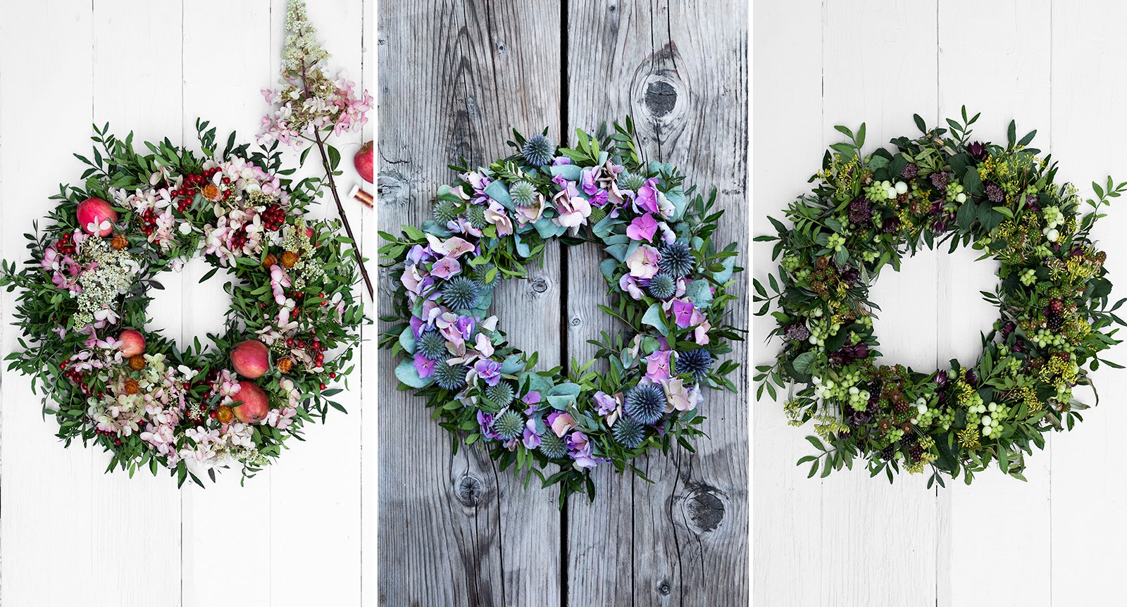 Bind en vacker höstkrans – tre fina exempel att inspireras av
