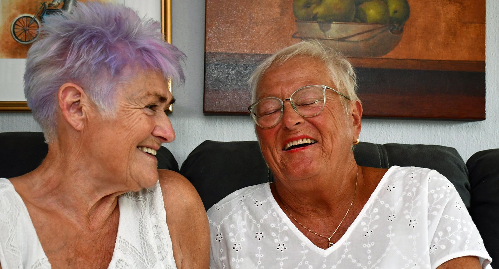 Ewa och Gertie har varit vänner i över 70 år: ”De dagar vi inte träffas brukar vi ringa till varandra”