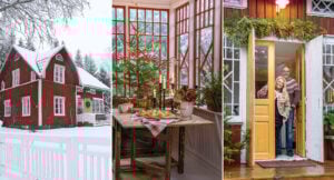 Kika in i mysigaste skogstorpet: ”Jag blir lugn när jag sitter och julpysslar”