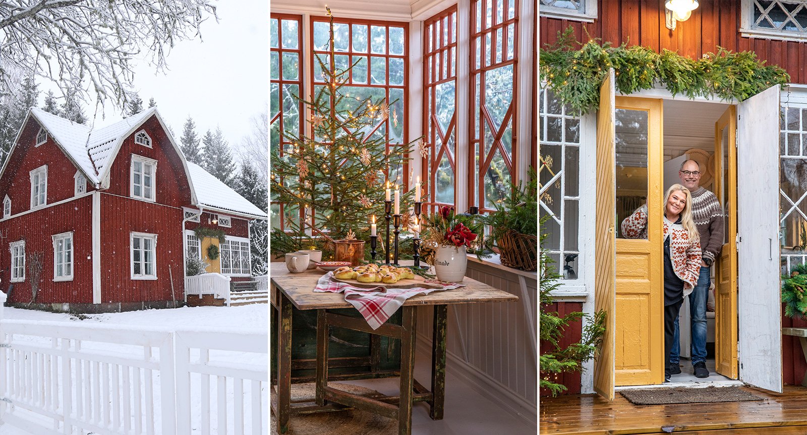 Kika in i mysigaste skogstorpet: ”Jag blir lugn när jag sitter och julpysslar”