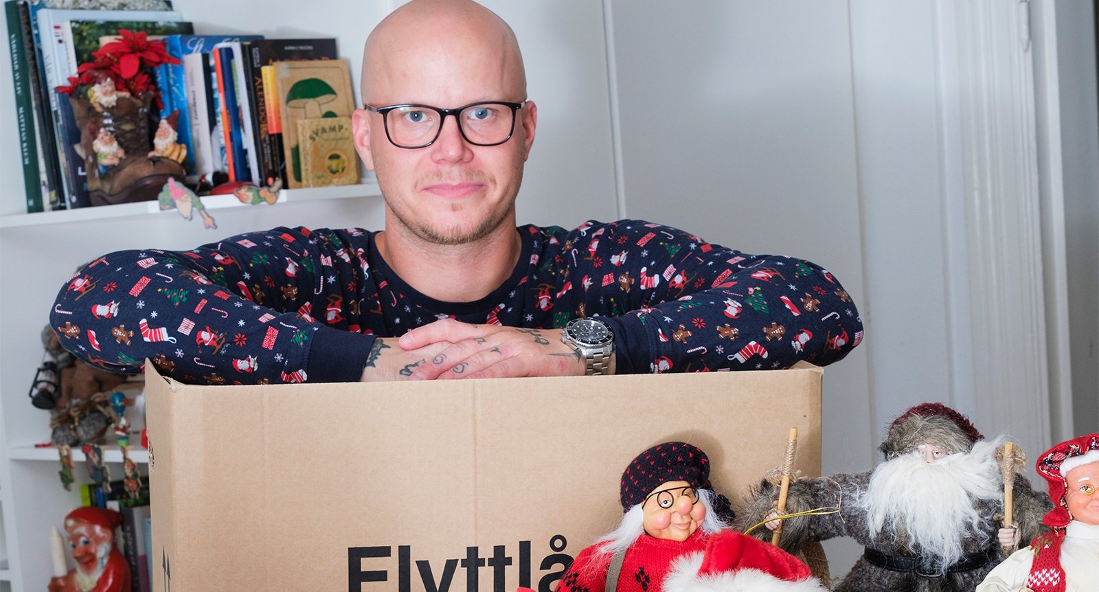 Kevin ärvde 7 000 tomtar: ”Det kommer garanterat att vara bra julstämning hos oss”