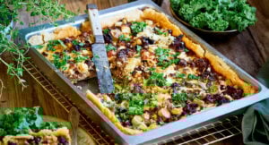 Stor köttfärspaj i långpanna