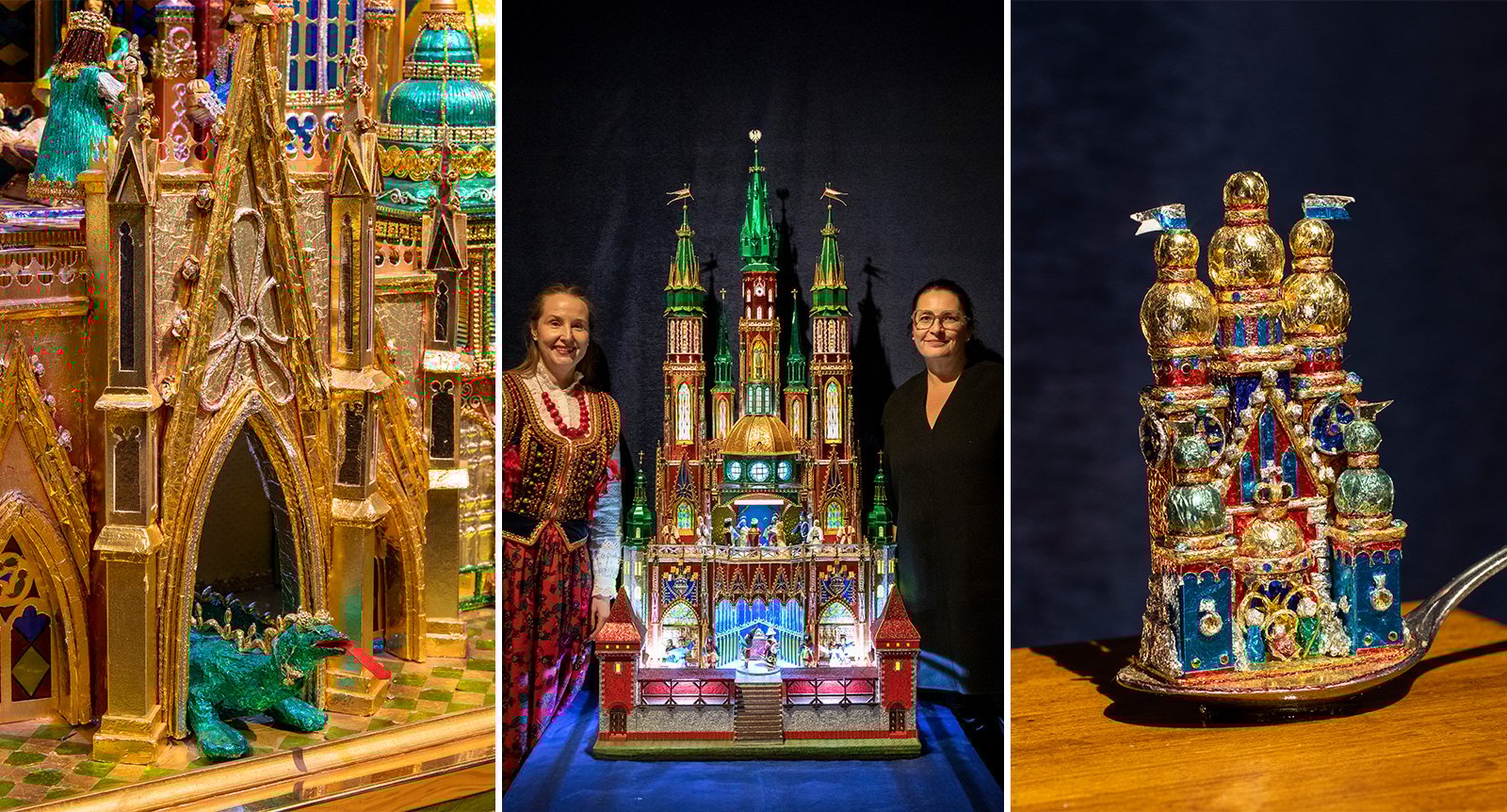 Polska julkrubbor: Från återvunnet skräp till glittrande mästerverk