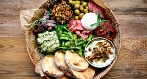 Plockbricka med goda röror