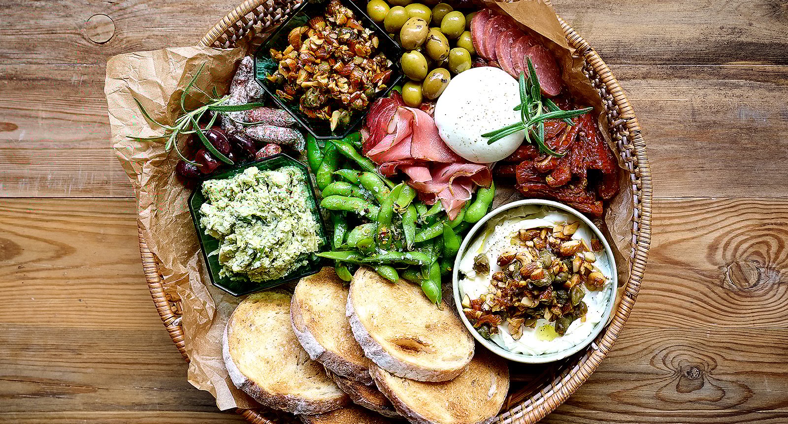 Plockbricka med goda röror