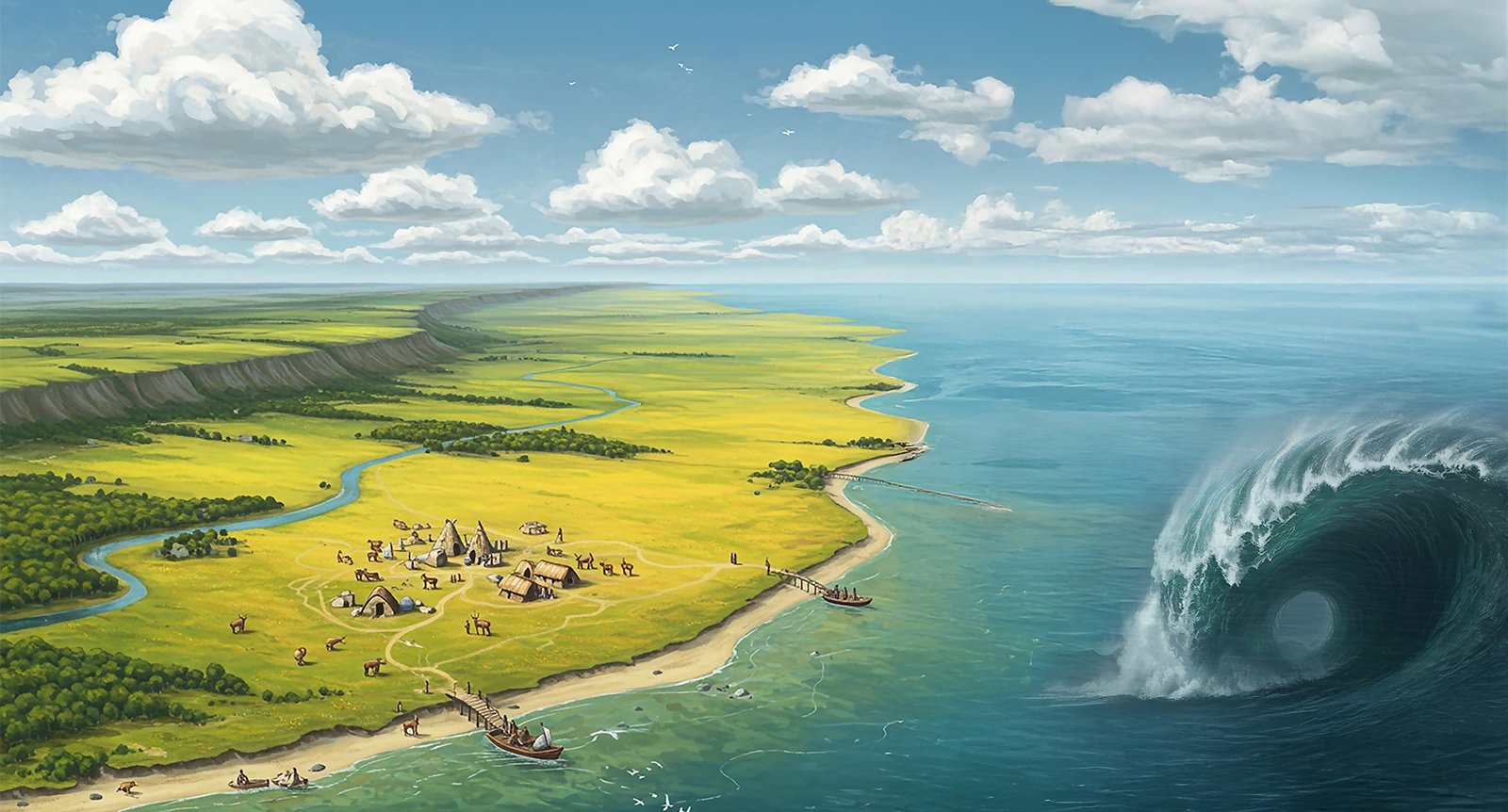 Nordsjöns Atlantis: Doggerland sänktes av apokalyptisk tsunami