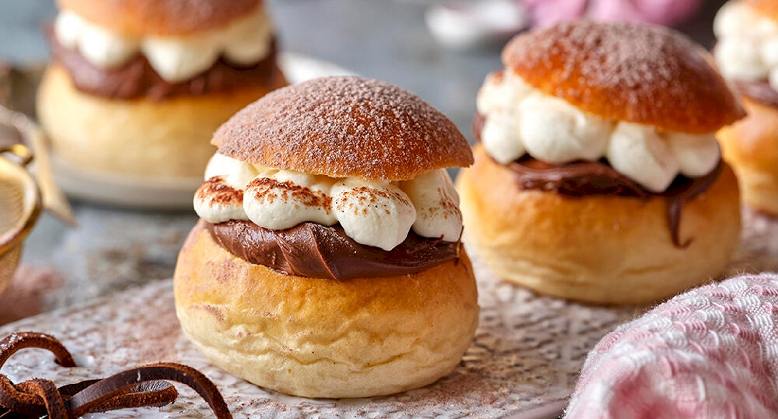 Godissemla med nutellafyllning