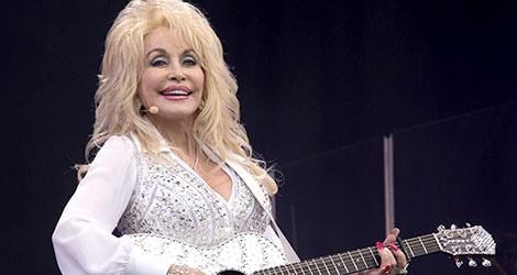 Dolly Parton uppträder i Globen den 11 juli 2014. Foto: Joel Ryan/Invision/AP