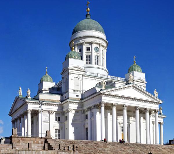 Domkyrkan - ett av Helsingfors största landmärken. Foto: Ann-Kristin Rönnerbäck