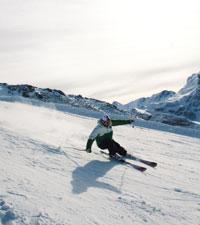 Bad Gastein bjuder på sköna åk – och många svenskar.Foto: Andreas Strömberg