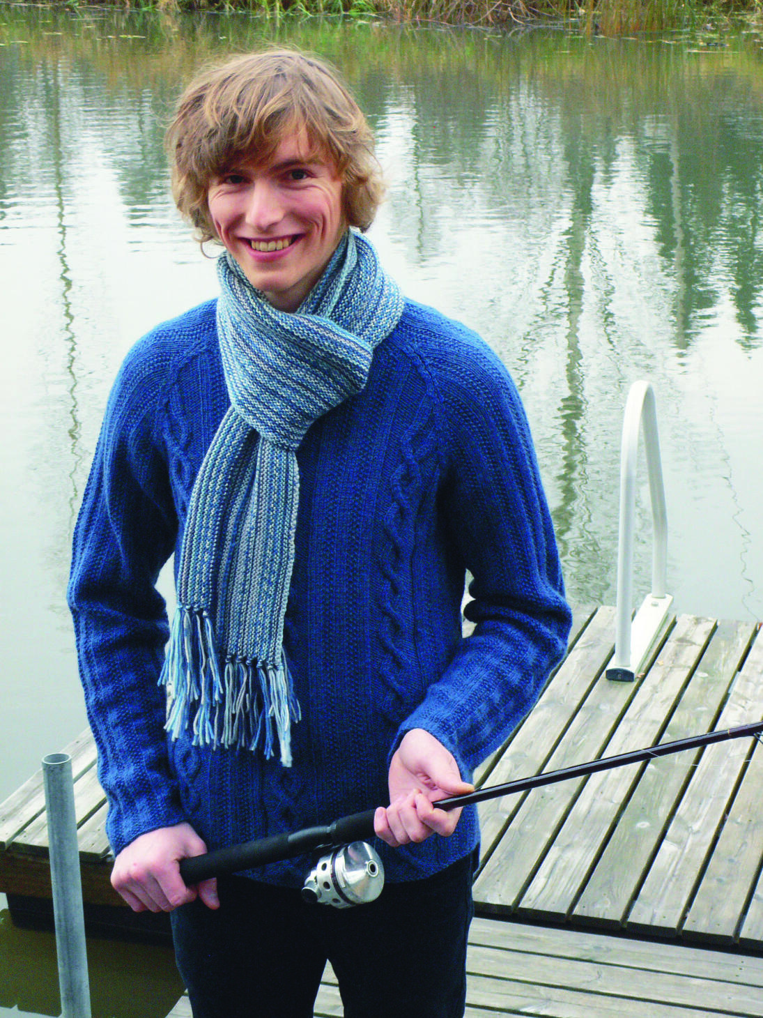 Sticka superenkel halsduk