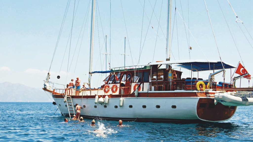 Skärgårdskryssa i Turkiet.