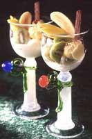 Exotisk glasscoupe