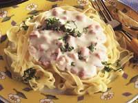 Tagliatelle med skinksås