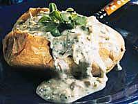 Bakad potatis med ansjovis