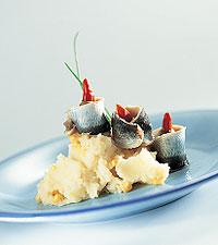 Olivströmming med potatismos