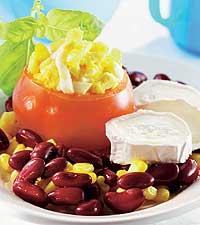 Tomatholk med chèvre