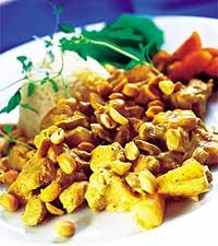 Currygryta med frukt