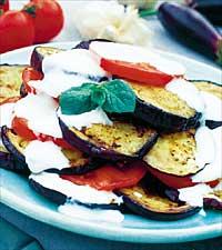 Auberginesallad med mynta