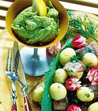 Matjessallad med guacamole