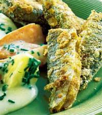 Cornflakesströmming med gräslök