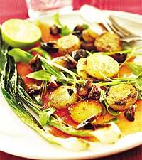 Gravad lax-carpaccio