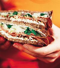 Färgsprakande focaccia