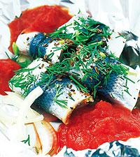 Strömmingspaket med skalpotatis (glutenfri)