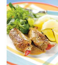 Olivrullar med pressad potatis
