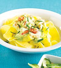 Pasta med kräftsås