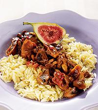 Renskavssås med fikon och pasta