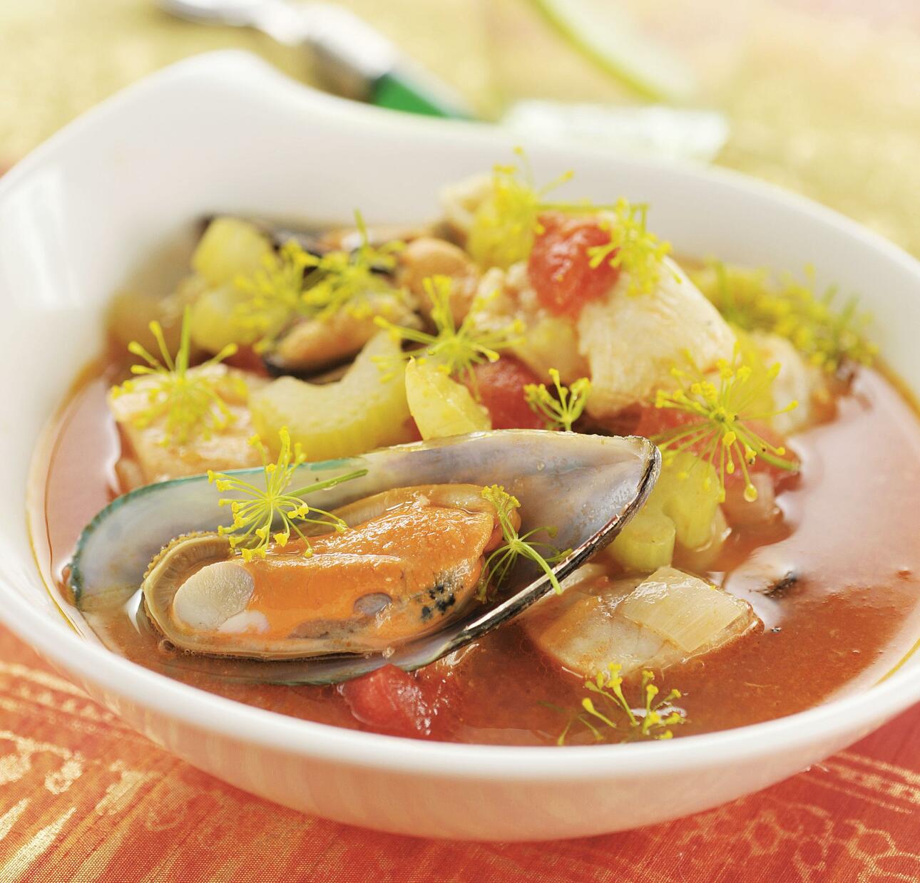 Bouillabaisse fransk fisksoppa