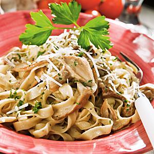 Tagliatelle med karljohanssvamp