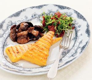 Grillad polenta med balsamicosvamp