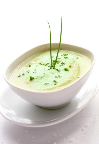 Jordärtskockssoppa med blomkål
