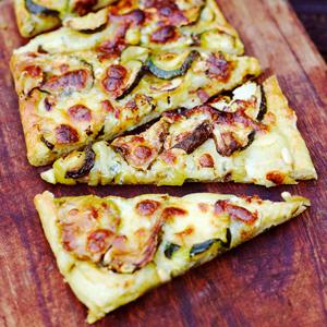 Bianca vit pizza