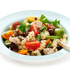 Pasta Nicoise med kapris