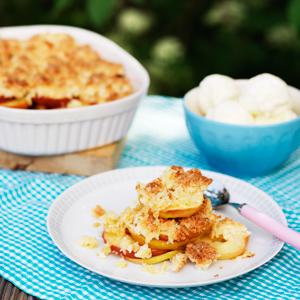 Glutenfri äppelpaj med kokos