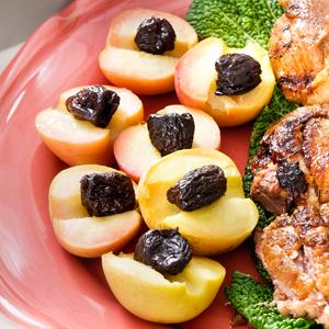 Kokta äpplen till soppa och gås