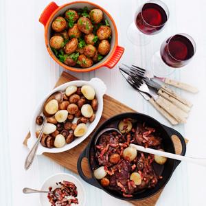 Coq au vin på kycklinglår