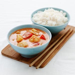 Röd currygryta med blomkål