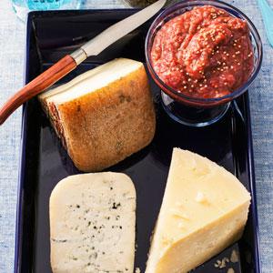 Rabarberchutney och havretopping