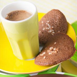 Chokladplättisar i plättjärn