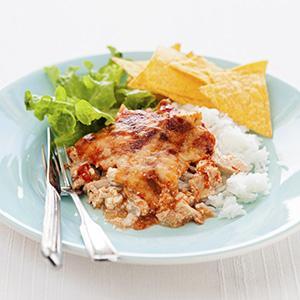 Kycklinggratäng med nachochips