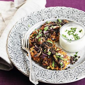 Lyxig rösti med svamp