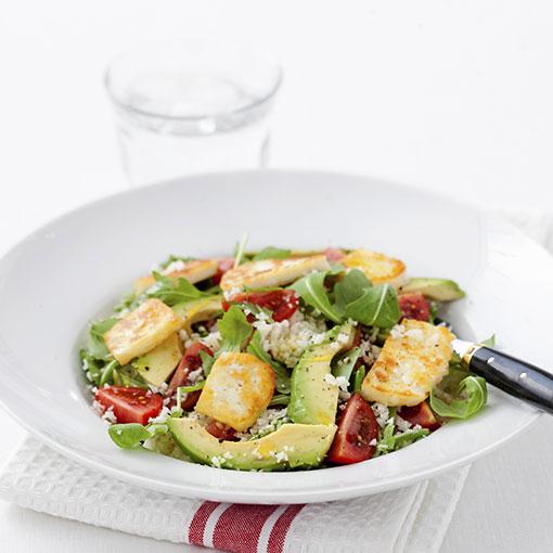 Blomkålscouscous med halloumi
