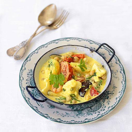 Currygryta med grönsaker