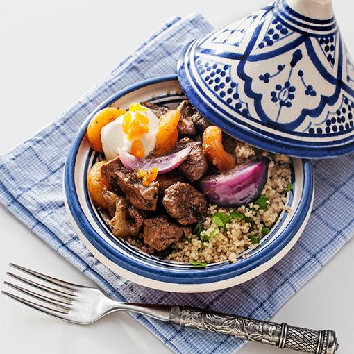 Lammtagine med myntacouscous