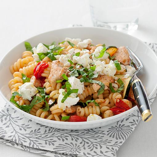 Pasta med kyckling och fetaost