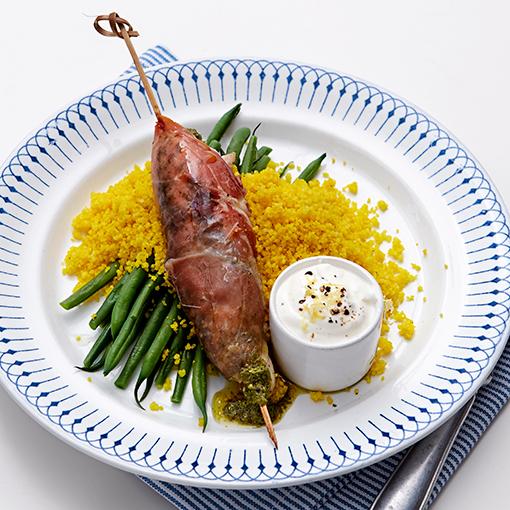 Parmakyckling med couscous